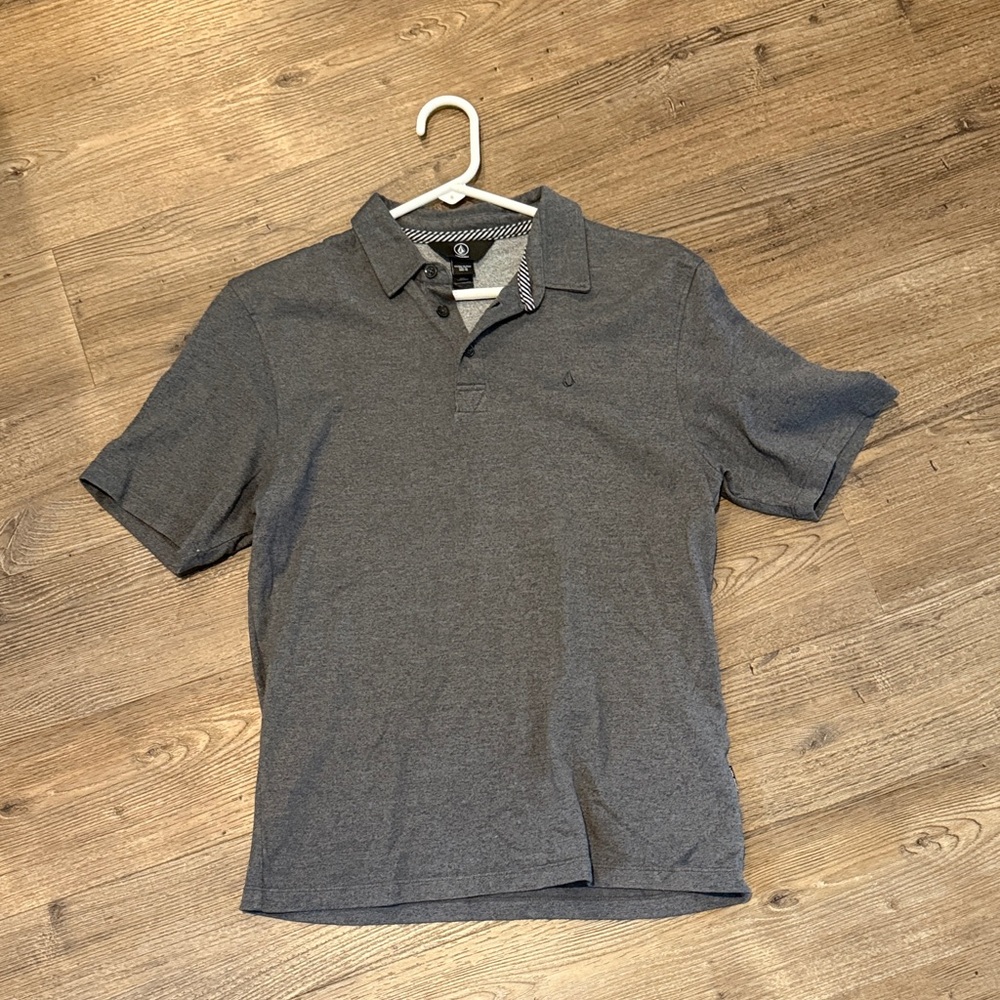 Volcom Boys Gray Polo Shirt